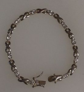 【送料無料】ブレスレット　アクセサリ―　ロスシモンズスターリングシルバーテニスブレスレットross simons 925 sterling silver cz infinity tennis bracelet