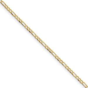 【送料無料】ブレスレット　アクセサリ―　フィガロチェーンブレスレットjewelryweb womens 10k figaro chain bracelet gold