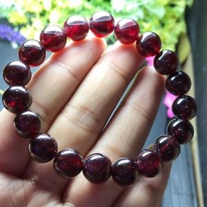 【送料無料】ブレスレット　アクセサリ―　ガーネットクリスタルビーズビーズ105mm top quality natural red garnet crystal beads beaded aaa