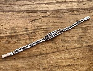 【送料無料】ブレスレット　アクセサリ―　エジプトパーソナライズブレスレットamazing egyptian sterling silver personalized cartouche bracelet 16,485円