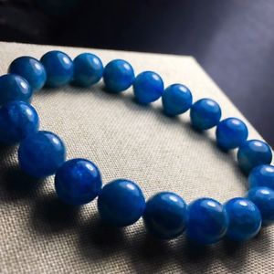 【送料無料】ブレスレット　アクセサリ―　カイアナイトラウンドビーズブレスレットnatural kyanite cat eye light gemstone round beads bracelet 10mm aaa