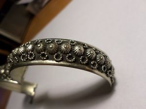 【送料無料】ブレスレット　アクセサリ―　ビンテージシルバーブレスレットvintage alpacca silver bracelet