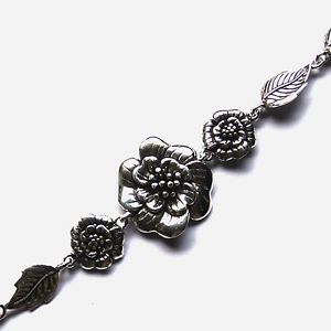 【貨物輸送無料】腕輪 付属品― beautiful flower bracelets sterlingbeautiful flower bracelets sterling silver