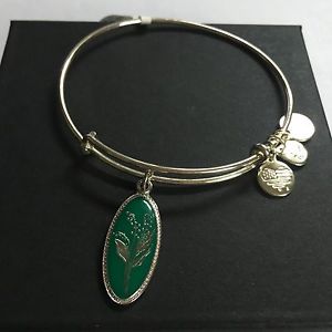【貨物輸送無料】腕輪 付属品― アレックスシルバーブレスレットユリalex and ani purity of heartlily of the valley bracelet インチ shiny silver nwt