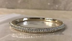 【貨物輸送無料】腕輪 付属品― ブレスレットゴールドカラークリスタルクリアnadri crystal bracelet gold color clear crystal