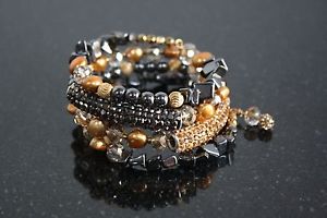 【貨物輸送無料】腕輪 付属品― ワイヤーブレスレットコブラmemory wire bracelet  crystal cobra