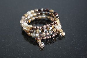 【貨物輸送無料】腕輪 付属品― 導線腕輪memory wire bracelet  metalica