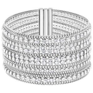 【送料無料】ブレスレット　アクセサリ&mdash;　スワロフスキーシルバーステンレスレディースブレスレットswarovski silver stainless steel womens bracelet 5421826｜hokushin