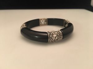 【送料無料】ブレスレット　アクセサリ―　プレミアデザインアンティークシルバーメッキアクリルブレスレットpremier designs jewelry shelton antique silver plated acrylics 7 bracelet