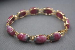 【送料無料】ブレスレット　アクセサリ―　ファッショングランプリピンクヒスイビーズリンクブレスレットインチfashion gp alloy pink jade womens ellipse beads link bracelet 708inch