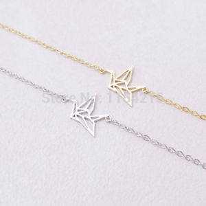 【送料無料】ブレスレット　アクセサリ―　ヴィンテージメインブレースas fr38114 vintage main origami grue laiton minuscule dainty cuivre metal brace