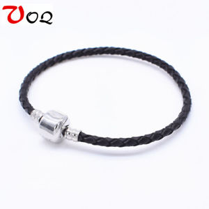【送料無料】ブレスレット　アクセサリ―　ブレスレットプラークアルジェントクリップas fr39098 3 mm bracelet en cuir tresse plaque fermoir argent clip alliage de c