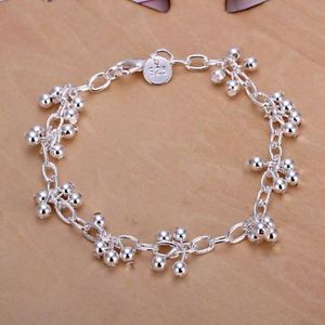 【送料無料】ブレスレット　アクセサリ―　アルジェントプラークブレスレットブレスレットas fr37842 bijoux en argent plaque bracelet de raisin glaze bracelets chaine me