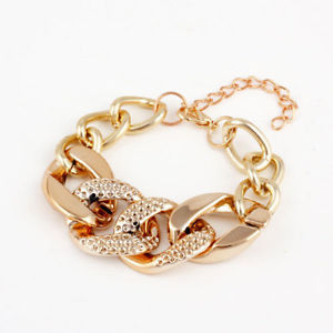 【送料無料】ブレスレット　アクセサリ―　アルジェントブレスレットブレスレットas fr37585 or argent acrylique chaine bracelets bracelet en alliage de zinc lie