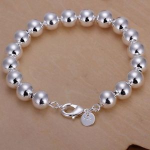 【送料無料】ブレスレット　アクセサリ―　アルジェントプラークブレスレットas fr37240 argent plaque 925 bracelet bijoux 10mm creux en metal chaine bracele
