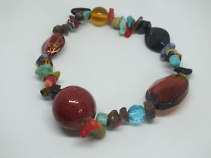 【送料無料】ブレスレット　アクセサリ―　ビーズワイドブレスレットカラフルストレッチbeautiful stretch bracelet colorful variety of beads 34 wide nice