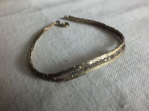 【送料無料】ブレスレット　アクセサリ―　ラインストーン14w 7nicebeautiful clasp bracelet gold tone clear rhinestones 14w 7 long nice