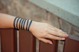 【送料無料】ブレスレット　アクセサリ―　レザーブレスレットleather bracelet
