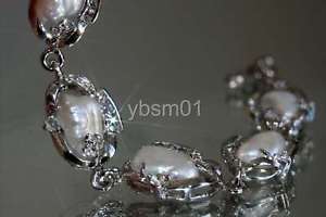 【送料無料】ブレスレット　アクセサリ―　バロックブレスレット baroque cultured pearl bracelet 758 adjustable