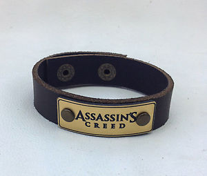 【貨物輸送無料】腕輪 添え物― 腕輪さあ美 assassins creed leather bracelet jewelry wrist wrap, genuine leather