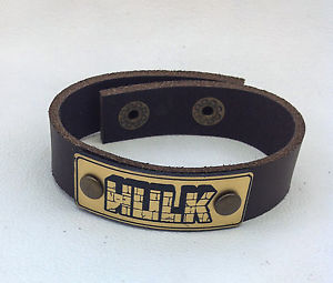 【送料無料】ブレスレット　アクセサリ―　ハルクブレスレットラップハンドメイド hulk leather bracelet jewelry, wrist wrap, genuine leather, hand made