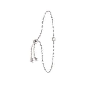 【送料無料】イタリアン ブレスレット ブレスレットアルジェントジルコニウムbracelet argent 925 rhodi chaine maille fort 08mm zirconium rond 3mm|hokushin