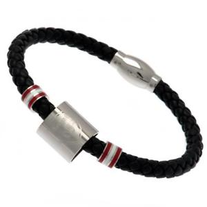 【送料無料】イタリアン　ブレスレット　カラーリングサッカーアーセナルブレスレットcalcio arsenal bracciale in cuoio anello di colore