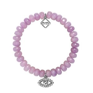 【送料無料】イタリアン　ブレスレット　ミームロンドンスパイブレスレットmeme london, eye spy , violet agate bracelet