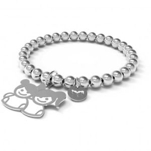 【送料無料】イタリアン　ブレスレット　カフアイコンb5085 bracciale 10 buoni propositi icon b5085 amiche pi di prima