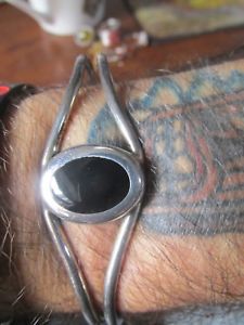 【送料無料】イタリアン　ブレスレット　オニキスシルバーブレスレットブレスレットdavvero inusuale stretto bracciale in argento 925 bracciale con dettagli in onice｜hokushin