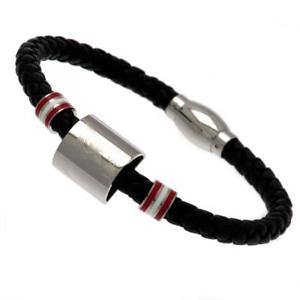 【送料無料】イタリアン　ブレスレット　リバプールサッカークラブカラーリングブレスレットliverpool football club colore anello bracciale in pelle
