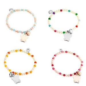 【送料無料】イタリアン　ブレスレット　ロベルトカフシルバーroberto giannotti bracciale angeli argento 925 perle bianche colorate elastico
