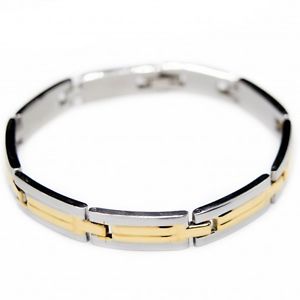 【送料無料】イタリアン　ブレスレット　マンチェーンブレスレットa catena braccialetto classico per uomo in acciaio 21,456円