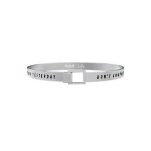 【送料無料】イタリアン　ブレスレット　マンブレスレットスチールkidult uomo bracciali acciaio philosophy dont compare yourself 731199
