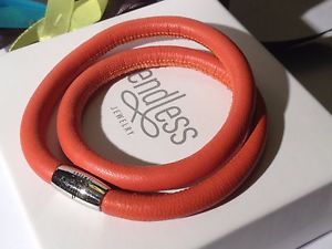 【送料無料】イタリアン　ブレスレット　コーラルジュエリーカフシルバーダブルワイヤーバックルendless jewelry corallo bracciale doppio filo fibbia in argento 38cm rrp 55｜hokushin