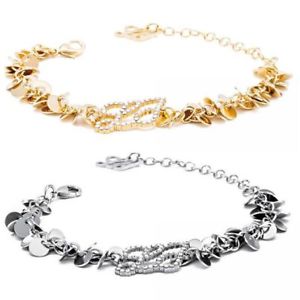 【送料無料】イタリアン　ブレスレット　シルバーゴールドプレートロゴカフリュージョーbracciale donna liu jo in ottone silver oro piastrina logo lj con cristalli