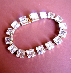 【送料無料】イタリアン　ブレスレット　ブレスレット963 bracelet strass carres