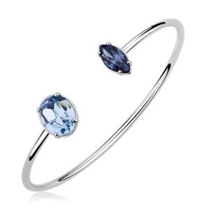 【送料無料】イタリアン　ブレスレット　ブレスレットスワロフスキーｆｆスチールカラーbracciale rigido da donna per ragazza brosway con swarovski bff17a color acciaio