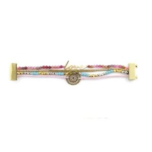 【送料無料】イタリアン　ブレスレット　ブレスレットヌフbracelet hipanema minilove taille l 18 cm neuf emballage avec pochon
