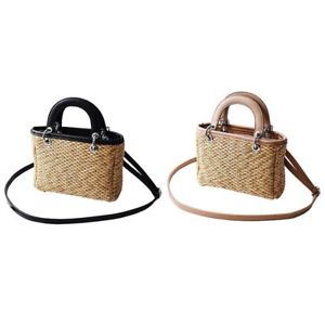 【送料無料】イタリアン　ブレスレット　ストローショルダーバッグファッショントレンド3xtendenze di moda per donna straw ms shoulder bag m9k2
