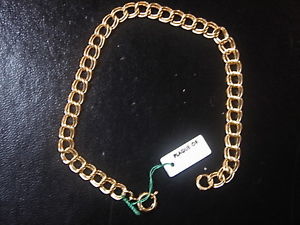 【送料無料】イタリアン　ブレスレット　ブレスレットビンテージプラークヌフブレスレットtres beau bracelet vintage 1970 plaque or 5 grs neufold bracelet 18 cm