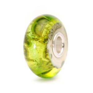 【送料無料】イタリアン　ブレスレット　ビーズグリーンガラスtrollbeads bead in vetro verde mondo tglbe20048