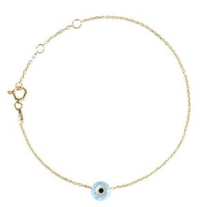 【送料無料】イタリアン　ブレスレット　オパールゴールドブレスレットスターリングシルバーミニlatelita piccolo delicato malocchio opale braccialetto oro 925 argento sterling mini