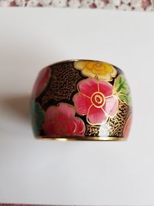 【送料無料】イタリアン　ブレスレット　ブレスレットbracciale in ottone dipinti a mano floral
