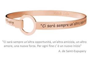 【送料無料】イタリアン　ブレスレット　ブレスレットスチールピンクkidult bracciali acciaio lucido gold pink pvd philosophy ci sara731046