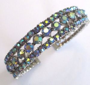 【送料無料】イタリアン　ブレスレット　ブレスレットビンテージアルジェントmagnifique bracelet ancien bijou vintage couleur argent cristaux boralis 774 22,052円