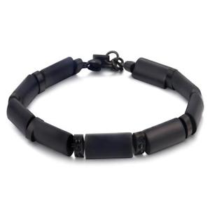【送料無料】イタリアン　ブレスレット　ブレスレットブラックbracciale uomo sagap son13 di colore nero