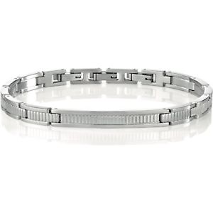【送料無料】イタリアン　ブレスレット　ブレスレットブレスレットスチールプレートbracciale uomo sector basic szs37 bracelet acciaio nuovo piastra