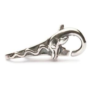 【送料無料】イタリアン　ブレスレット　シルバーキャップtrollbeads chiusura in argento delfino taglo00011