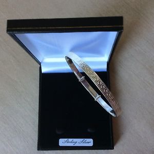 【送料無料】イタリアン　ブレスレット　ブレスレットギリシャ5mm solido argento finissimo greco chiave in espansione braccialetto donna extra 20,860円